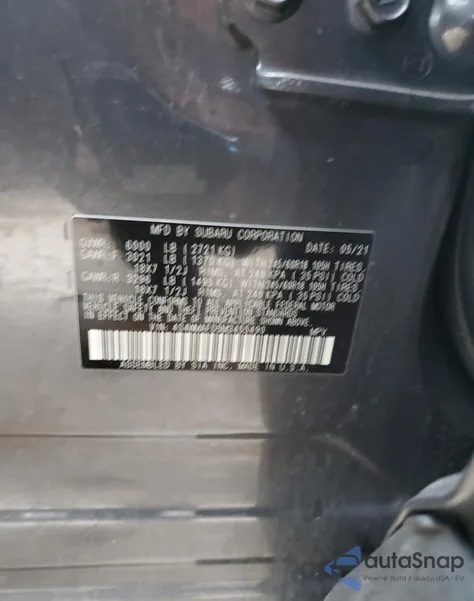 2021 Subaru Ascent Premium from USA, damaged, VIN 4S4WMAFD5M3455490